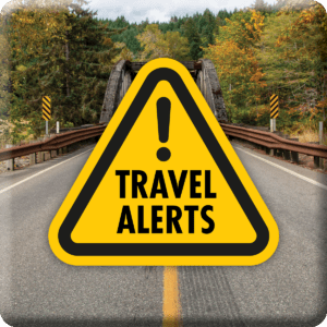Travel alerts