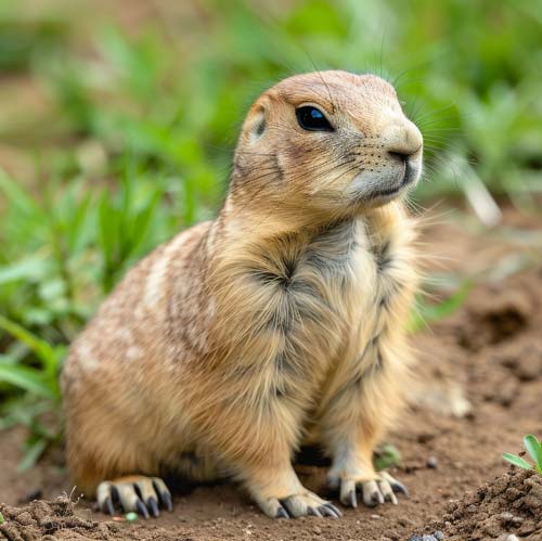 Black Tailed Prairie Dog in Sequim, WA